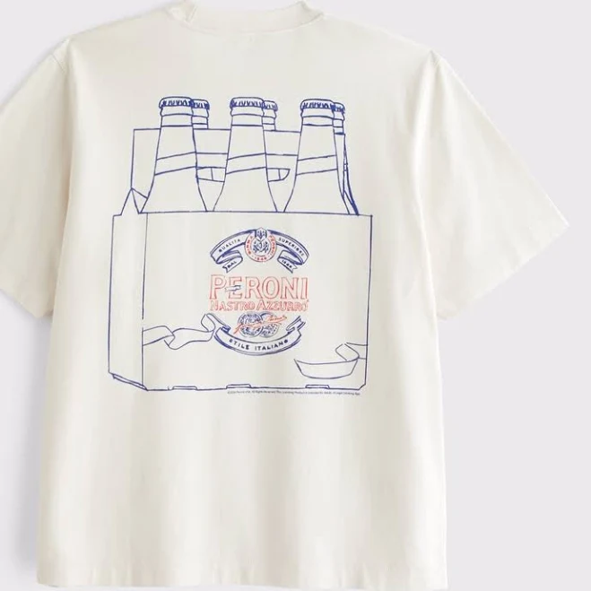 top Men's Abercrombie & Fitch Graphic Premium Heavyweight 2.0 Tee Abercrombie & Fitch $29.99