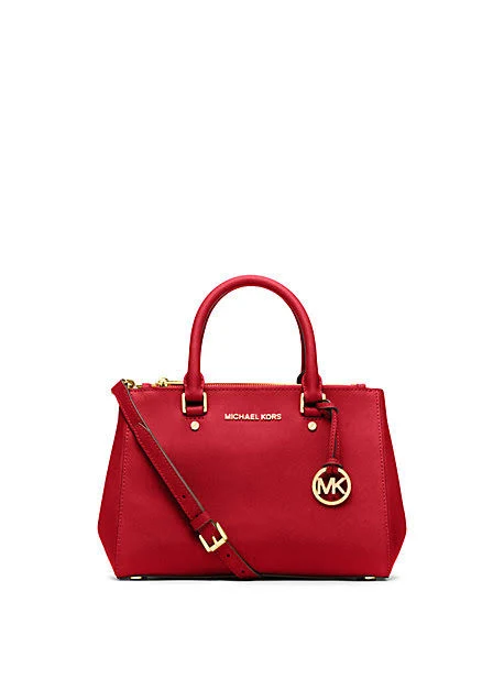 bag MICHAEL Michael Kors Sutton Saffiano Leather Satchel eBay $134.95