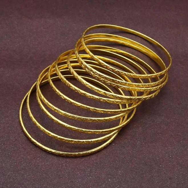 accessory Minimalist Brass Bangle Set Etsy - Seller $17.12
