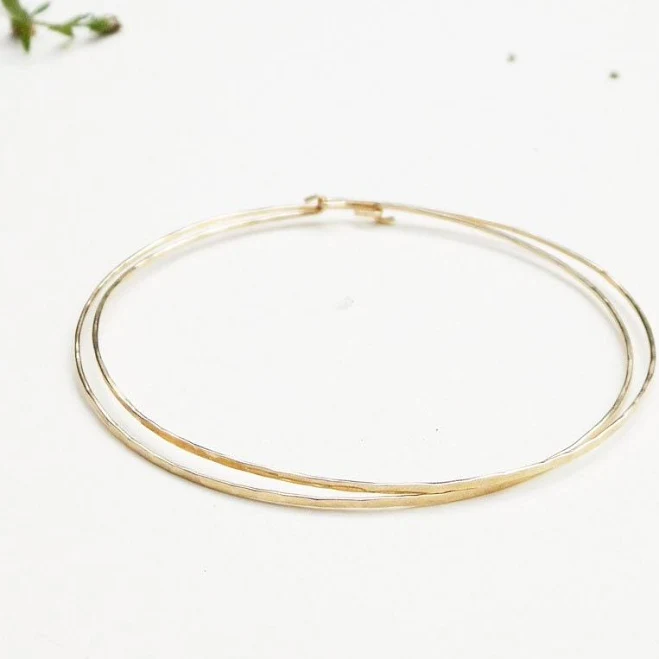 accessory Minimalist Gold Bangle Bracelet Etsy - violetfly $46