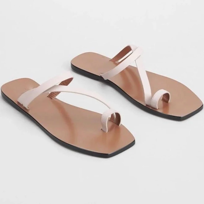 shoes Minimalist Leather Toe Loop Sandals Etsy - Seller $99.99