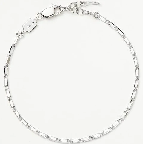 accessory Missoma Lucy Williams Sterling Silver Horizon Link Chain Bracelet Missoma.com $140
