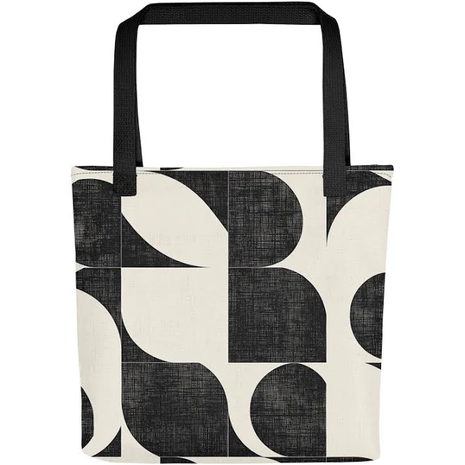 bag Modern Rhythm Geometric Tote Bag Etsy - Seller $37.99