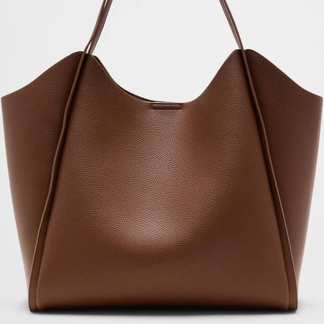bag Modern Vegan Leather Bucket Tote Banana Republic Factory $75