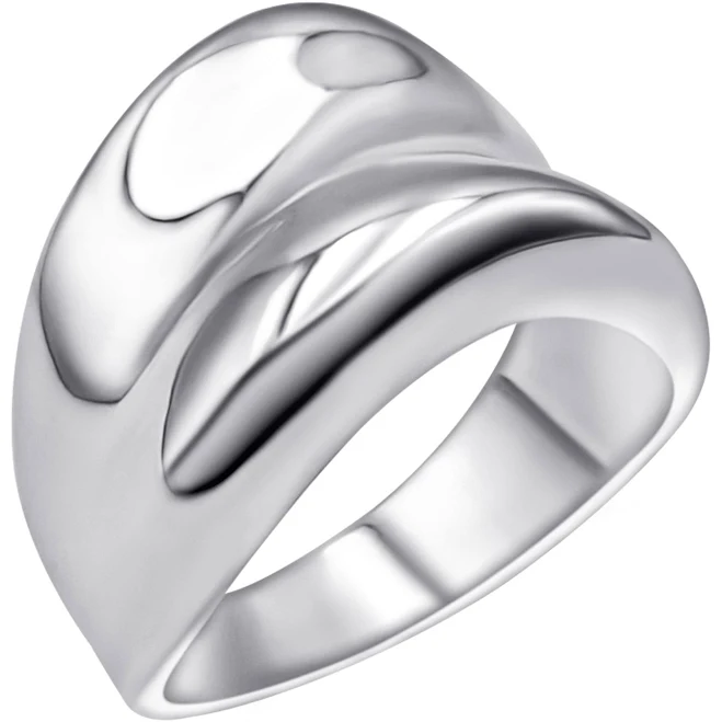 accessory Modern Wavy Sterling Silver Chunky Band Ring 925silverly.com $47.2