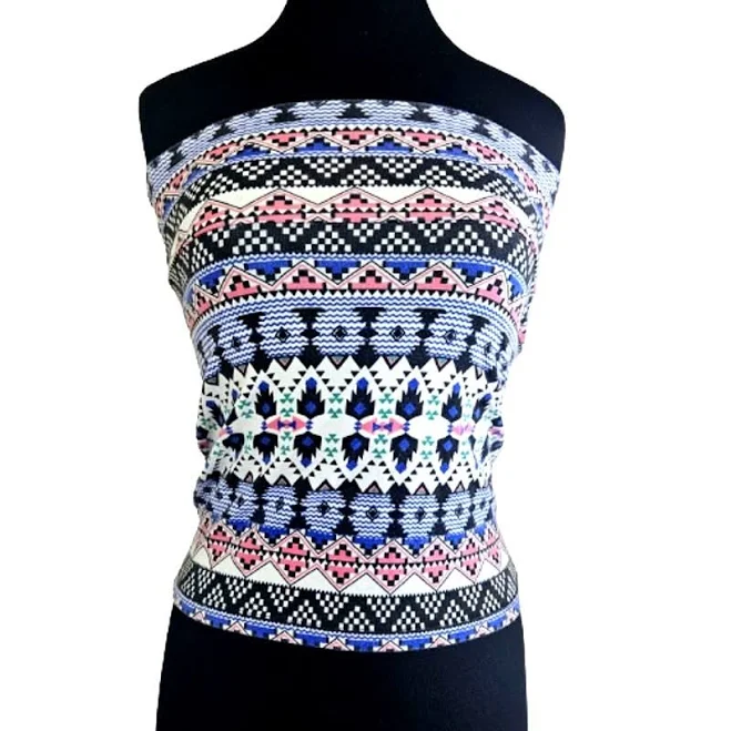 two piece set Multicolor Geometric Patterned Tube Top Size Medium eBay - beautybudgetoh $10