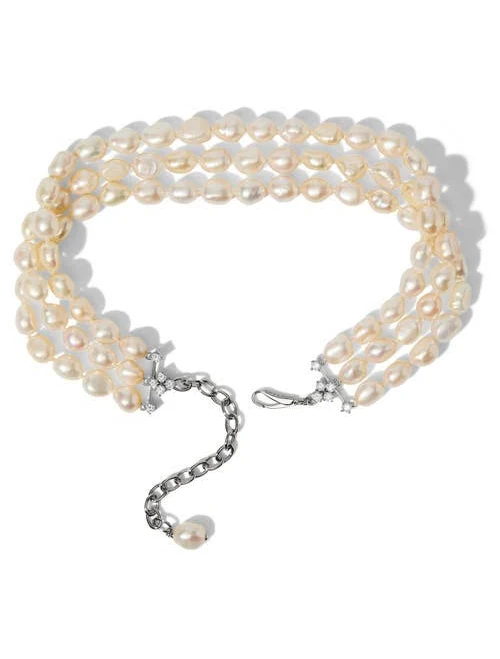 pearls Nadri Women's Madrid Triple Strand Cultured Pearl Choker Necklace Nordstrom $230