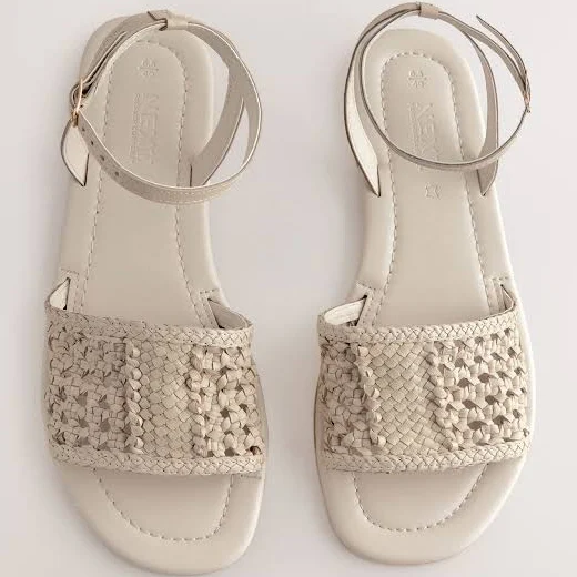 shoes Next Bone Women's Standard/Wide Fit Leather Flat Sandals Next USA $61