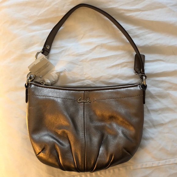 bag NWT Coach metallic bronze small purse Poshmark $60