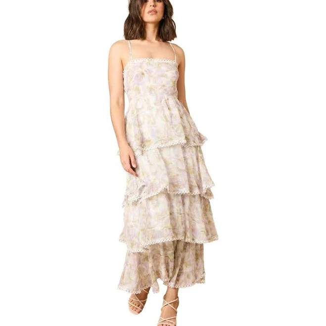 dress Oasis Women's Tiered Spaghetti Strap Maxi Dress Nordstrom $96