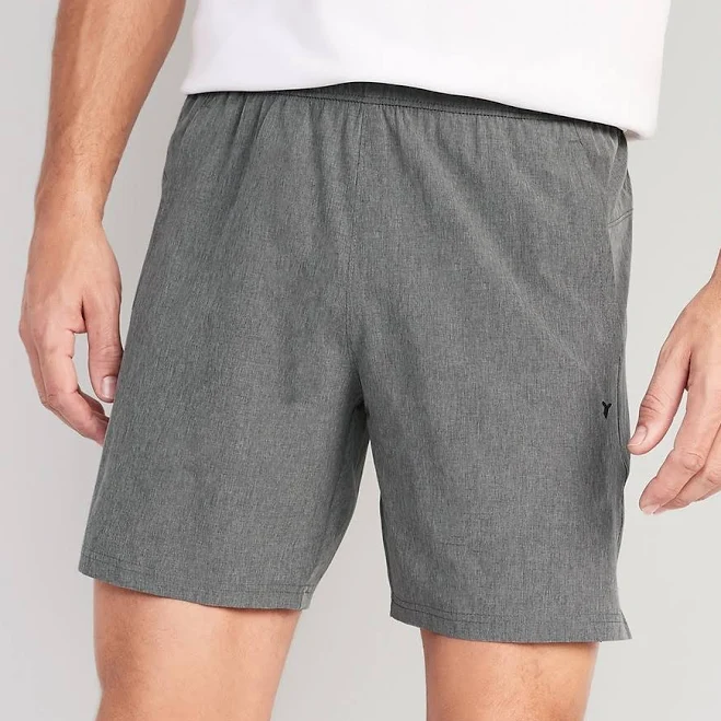 bottom Old Navy Men's Essential Woven Workout Shorts with 7-Inch Inseam Old Navy $14.99