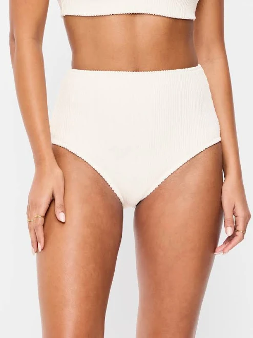 bikini bottom Old Navy Women's High-Waisted Ribbed Bikini Swim Bottoms Old Navy $12.49