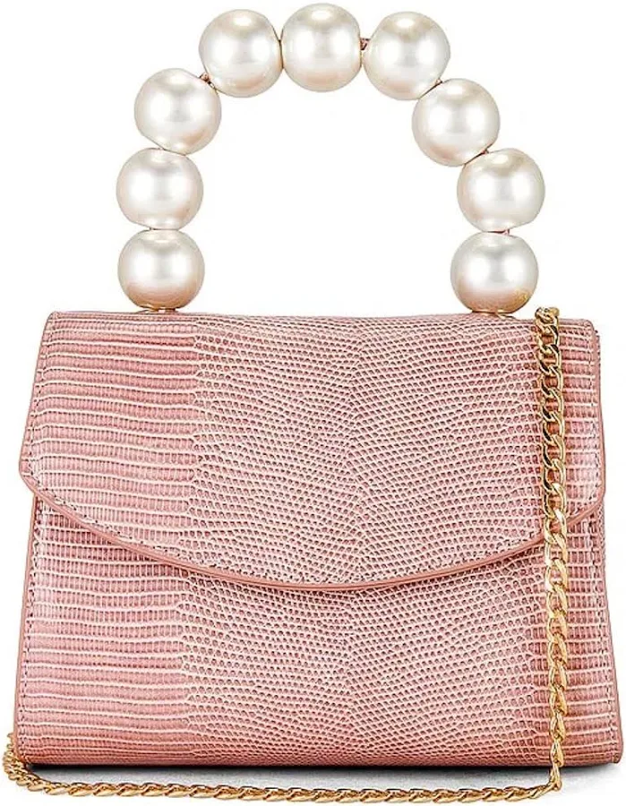 bag Olga Berg Peta Pearl Handle Bag ModeSens $95