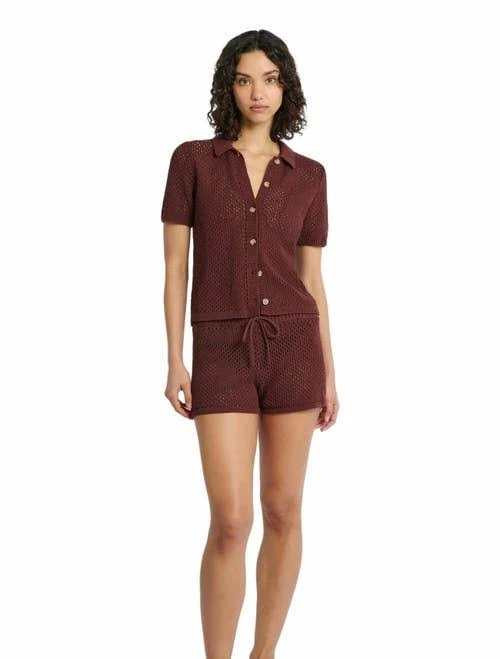 shirt Onia Women's Crochet Knit Button Up Shirt Nordstrom $90