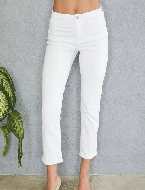 jeans Optic High Rise Slim Straight Leg Jeans Oriana Lifestyle $62