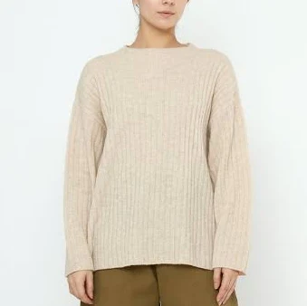 top Oversized Ribbed Mockneck 7115 by Szeki $198