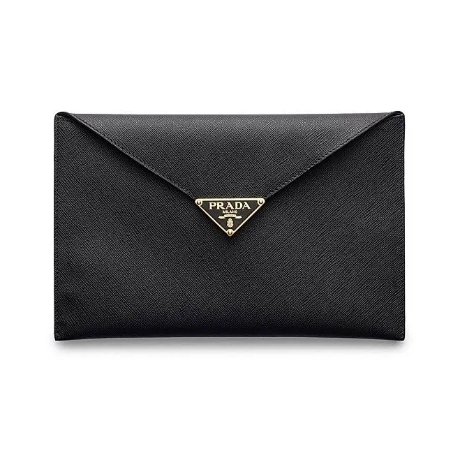 bag Prada Saffiano Leather Envelope Clutch Saks Fifth Avenue $795