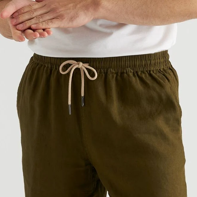shorts Quince Men's European Linen Drawstring Beach Shorts Quince $44