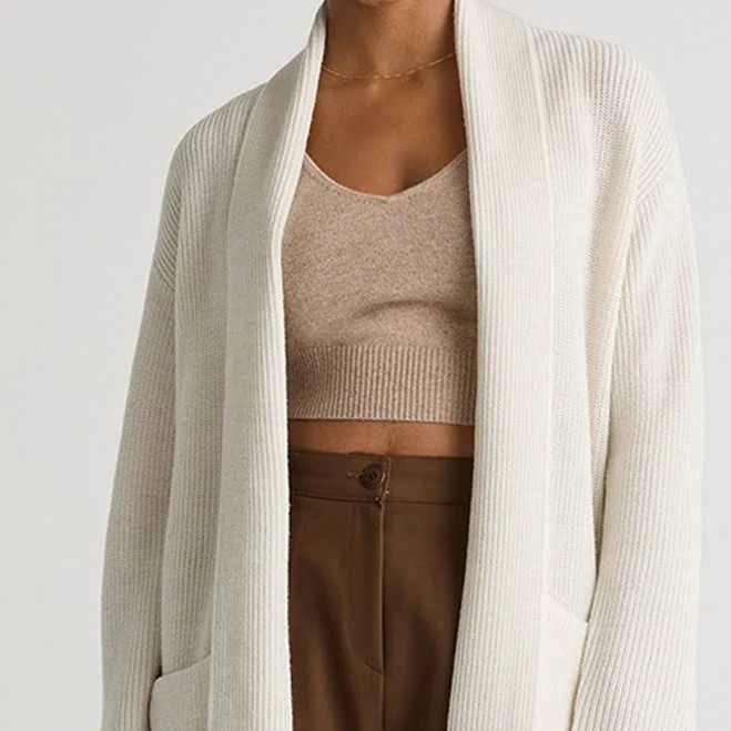 outerwear Quince Women's Australian Merino Wool Duster Cardigan Quince $92
