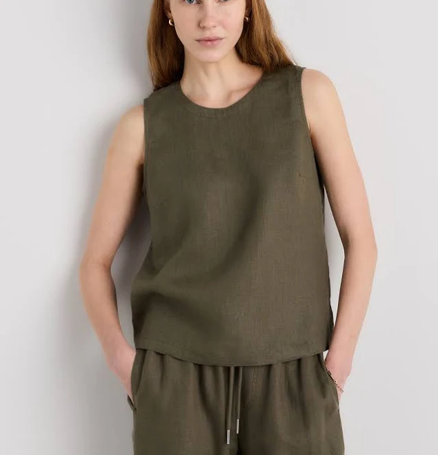 top Quince Women's European Linen Tank Top Quince $32
