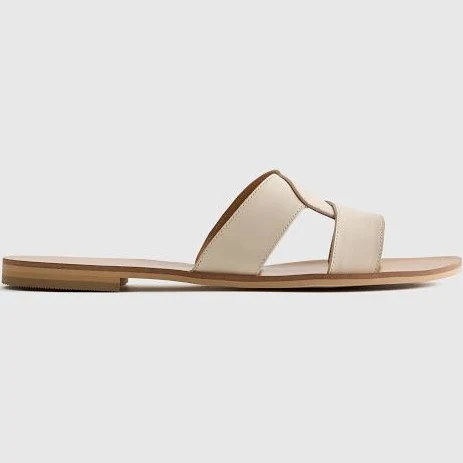 shoes Quince Women's Italian Leather Cutout Slide Sandal Quince $62