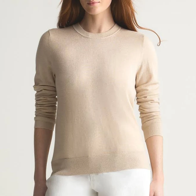 top Quince Women's Organic Cotton Cashmere Sweater Quince $29.9