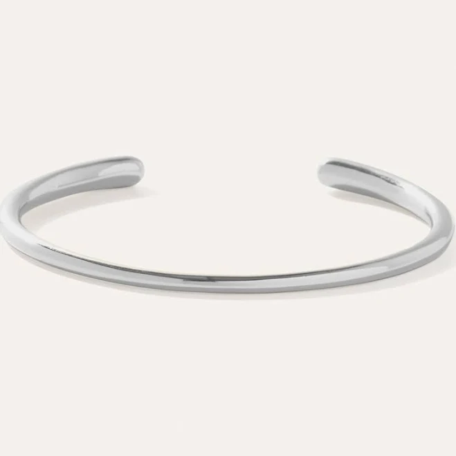 accessory Quince Women's Sterling Silver Open Contour Cuff Bracelet Quince $118