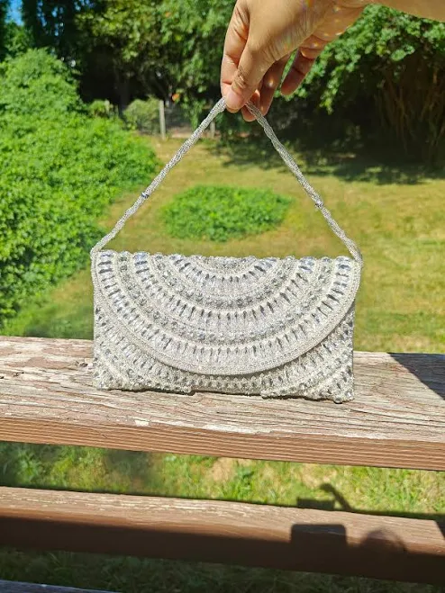 bag Rhinestone Beaded Crossbody Evening Bag Etsy - Seller $65