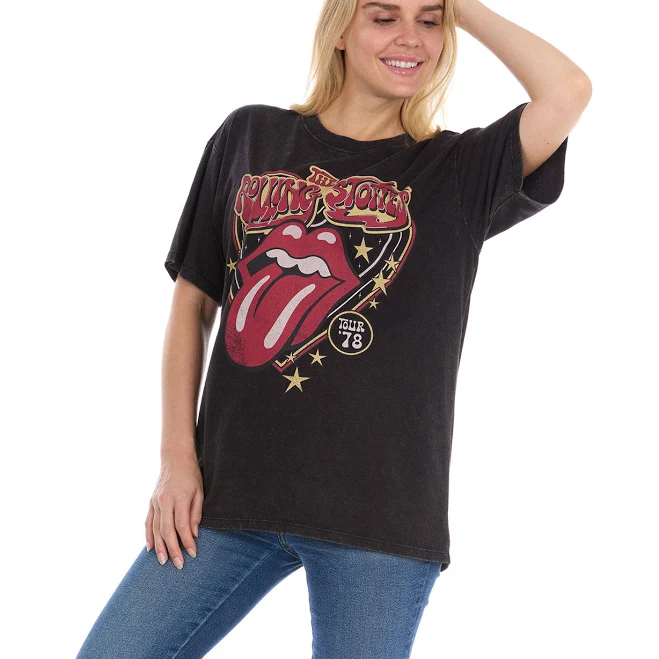 top Rolling Stones Vintage Wash T-Shirt Sam's Club $9.88