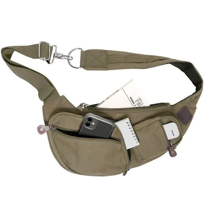 bag Rothco Compact Canvas Crossbody Sling Bag Fatigues Army Navy Surplus Gear Co. $29.99