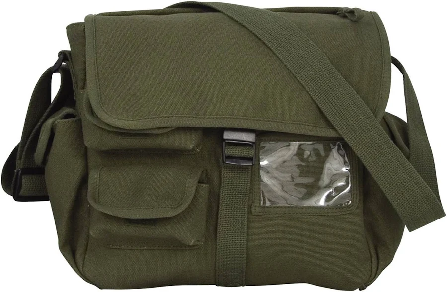 bag Rothco Urban Explorer Canvas Shoulder Bag Fatigues Army Navy Surplus Gear Co. $35.99