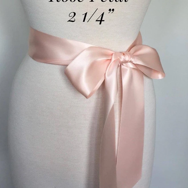 accessory Satin Ribbon Sash Etsy - CatherineDouglasOrig $7