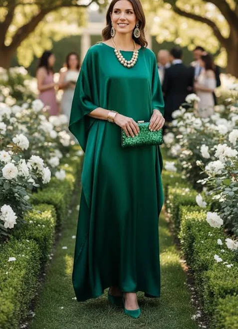 dress Silk Blend Kaftan for Tall Women Etsy - kaftantrinh $55