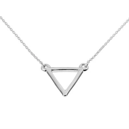 accessory Sterling Silver Geometric Open Triangle Chain Necklace Walmart - 81stgeneration Limited $39.59