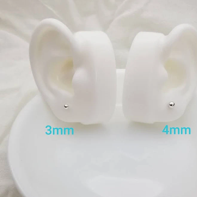 accessory Sterling Silver Minimalist Stud Earrings Etsy - LittleSilverJeweler $9