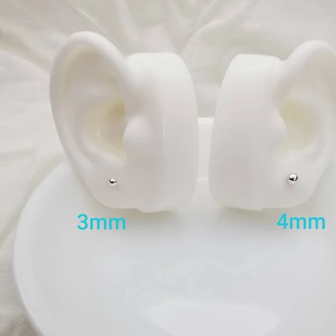 accessory Sterling Silver Minimalist Stud Earrings Etsy - LittleSilverJeweler $9