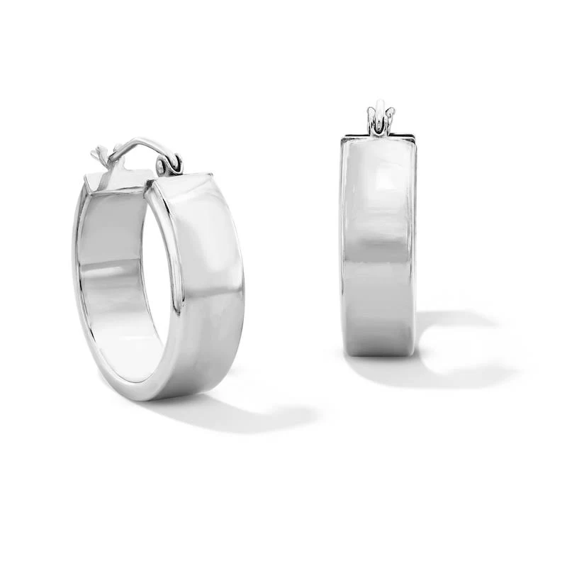 accessory Sterling Silver Wide Hoops Banter by Piercing Pagoda $49.98