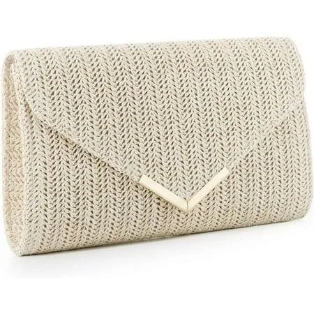 bag Straw Clutch Purse with Raffia Rattan Walmart - Euphrates Direct $20.99