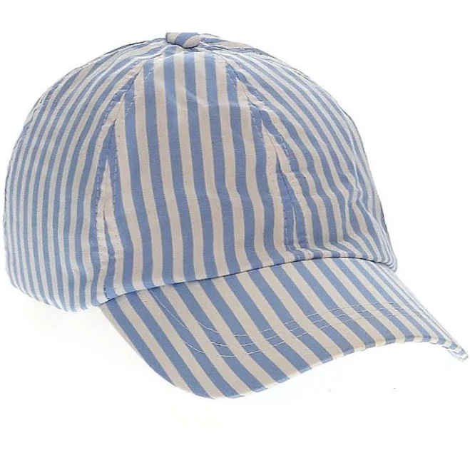 accessory Striped Baseball Cap with Adjustable Bow Tie Backing Poshmark $10