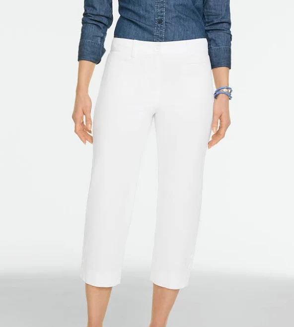bottoms Talbots Women's Heritage Twill Capri Pants Talbots $89.5