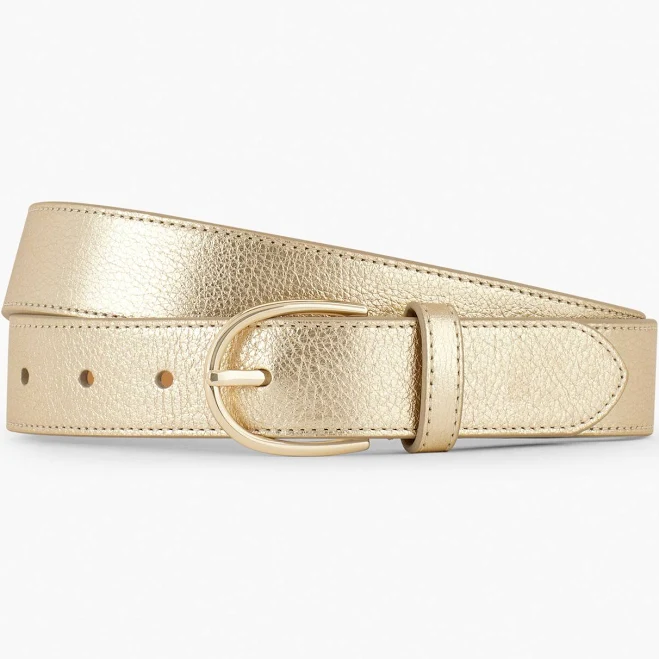 accessory Talbots Women's Metallic Leather Belt Talbots $69.5