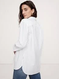top The Oversized Shirt in Cotton Poplin gap.com $95