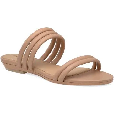 shoes The Slide Latte Vegan Leather Rope Flat Pashion Footwear $65