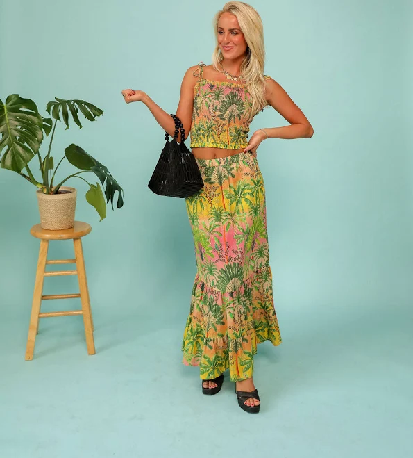 skirt Tiered Skirt cocolillys.com $68