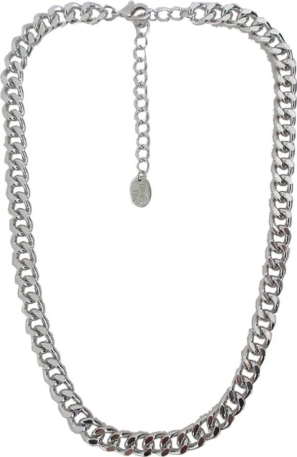 accessory Time and Tru Women's Chunky Curb Chain Necklace Walmart $7.88