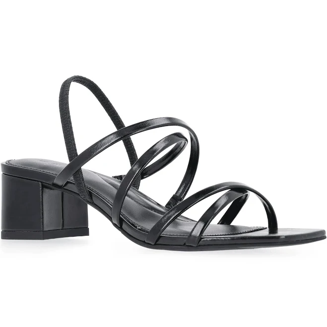 shoes Time and Tru Women's Strappy Block Heel Sandals Walmart $24.98