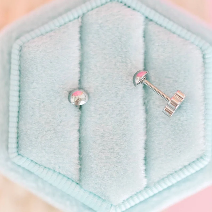 accessory Tiny Gold Ball Stud Earrings Pierced Co $22