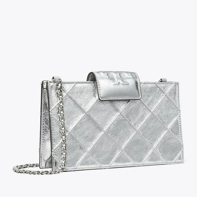 bag Tory Burch Fleming Mini Metallic Leather Crossbody Bag Tory Burch $259