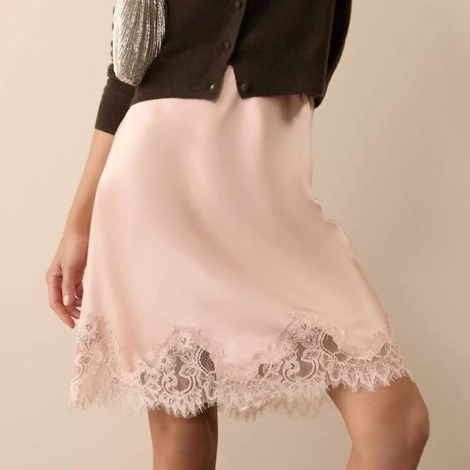skirt Tuckernuck Satin Mischa Slip Mini Skirt Tuckernuck $149