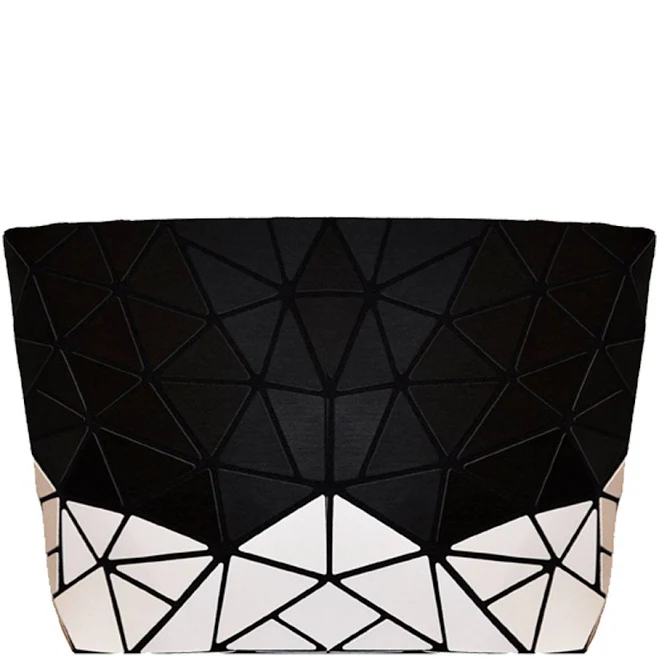 bag Two Tone Slanted Triangle Geo Clutch Barami Shop $47.2